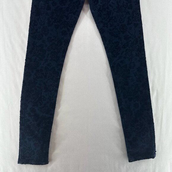 Abercrombie Kids Jeans Girls Sz 14 Slim Super Skinny Denim Dark Washed Blue - Picture 4 of 11